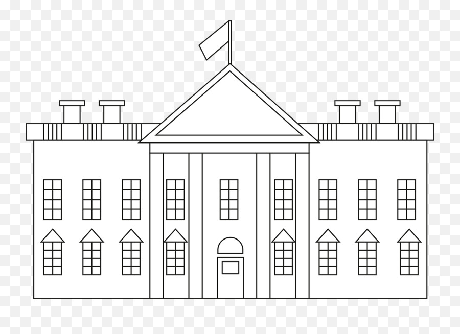 White House America Usa - Free Vector Graphic On Pixabay Vertical Png,Facade Icon