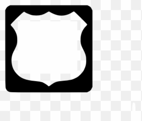 Blank Highway Shield Clip Art - vector clip art Us Png