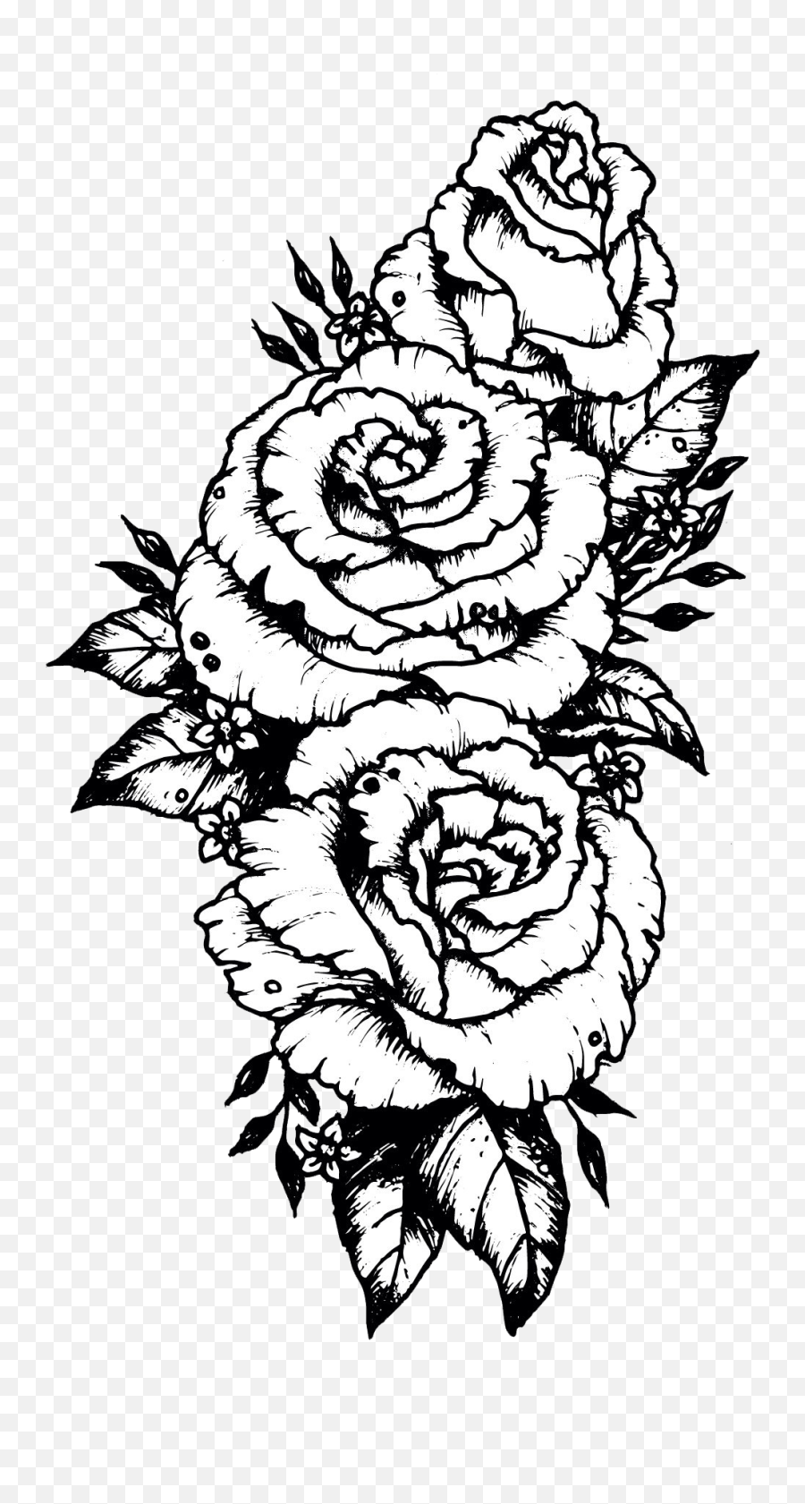 Sleeve Tattoo Drawing Sketch Rose - Rose Sleeve Tattoo Drawings Png,Rose Tattoo Png