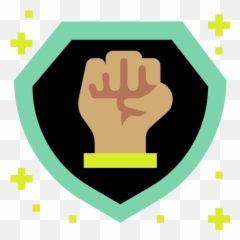 Alpha Girl Confidence - Sign Language png
