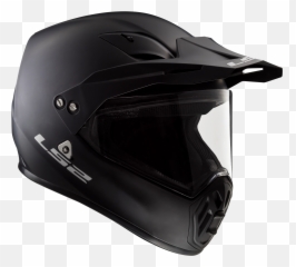 Solid - MATTE BLACK Street Fighter LS2 USA Helmet png