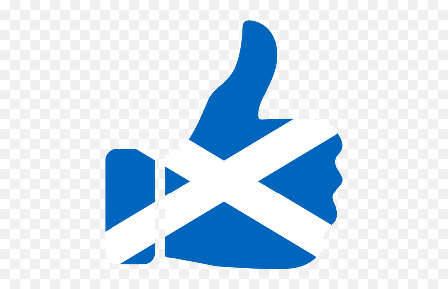 Thumbs Up Scotland Public Domain Vectors - Scottish Thumbs Up Png,Thumbsup Icon