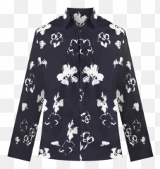 Ted Baker Sevlo Cotton Magnolia Print Button Down Shirt - Long Sleeve Png,Ted Baker Icon
