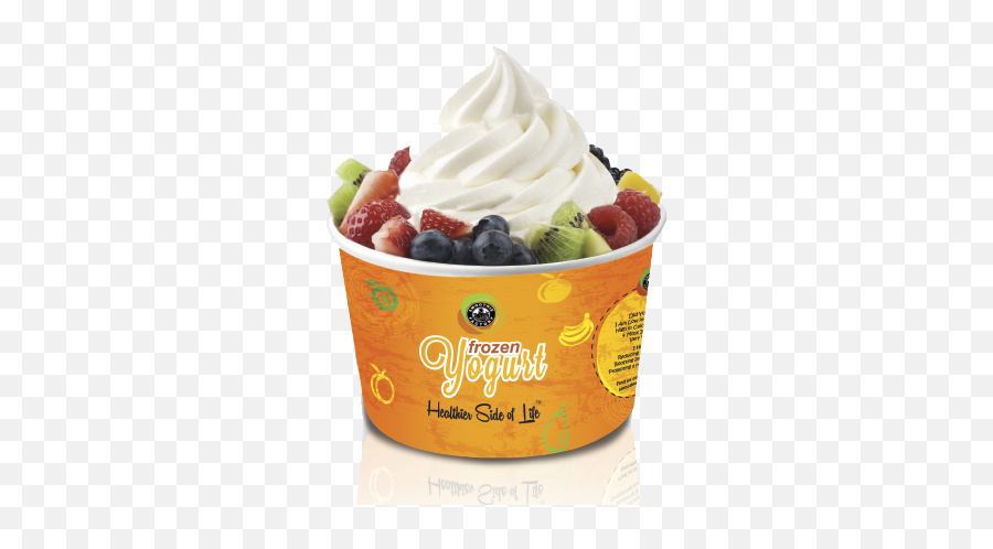 All Natural Frozen Yogurt Smoothie Factory - Frozen Yogurt Png,Yogurt Png