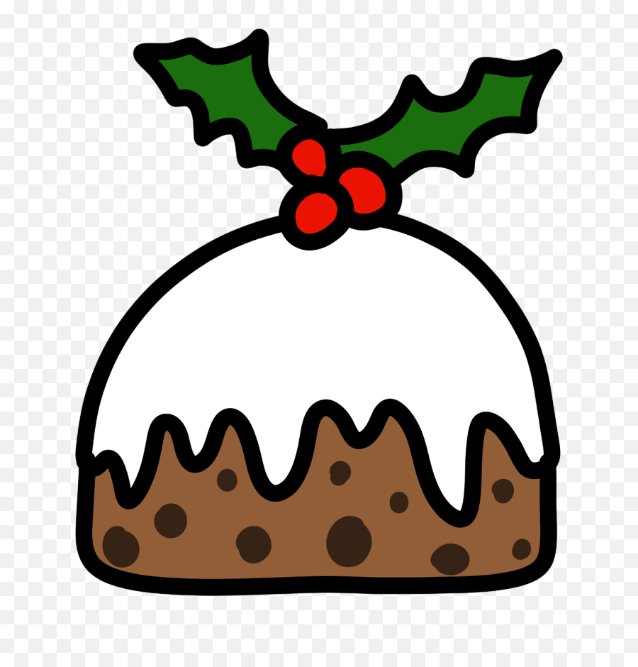 Christmas Pudding Xmas Holly - Free Image On Pixabay Christmas Pudding With Holly Png,Christmas Holly Png