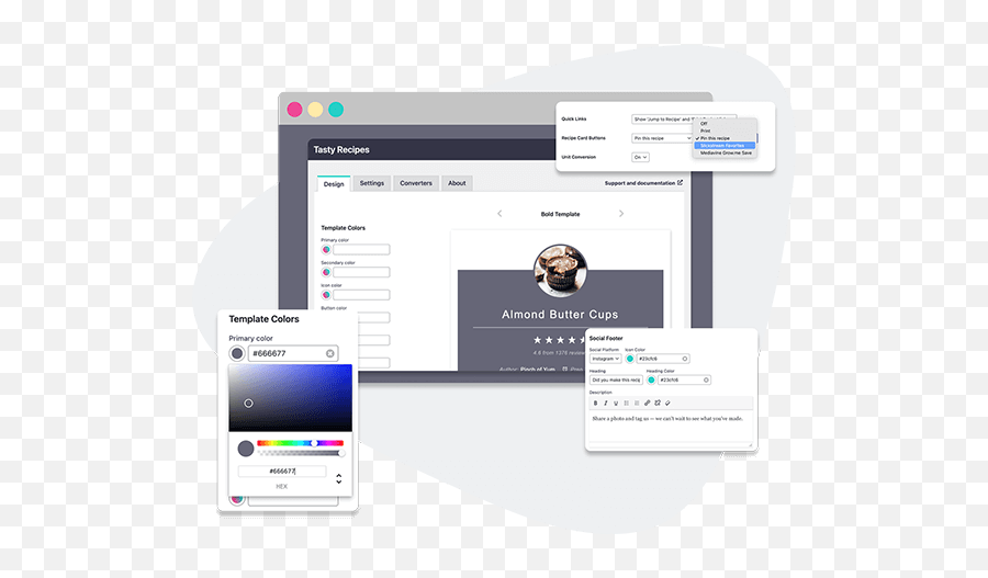 Tasty Recipes Png How To Add More Social Media Icon Blogger Posts