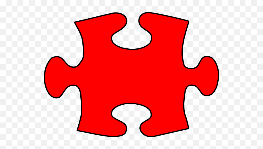 Download Red Jigsaw Puzzle Piece Large - Pieza De Rompecabeza Azul Png,Puzzle Pieces Png