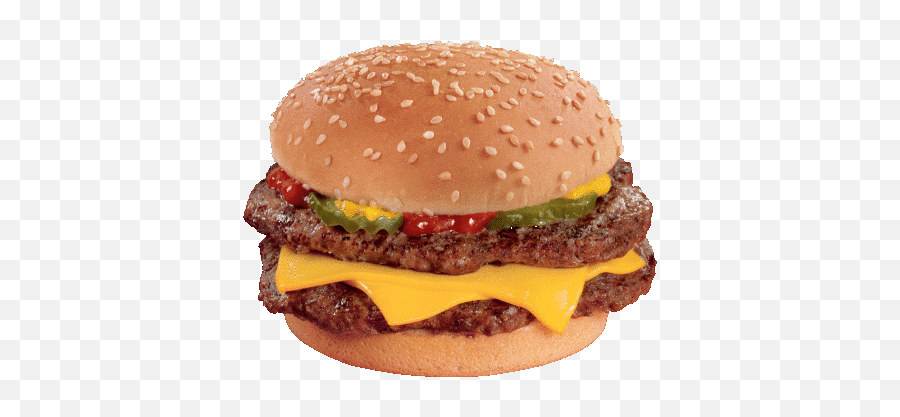 Cheeseburger Burger - Popular Food In United States Png,Cheeseburger Transparent
