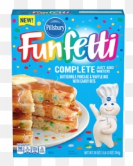 Funfetti Complete Pancake U0026 Waffle Mix Pillsbury - Birthday Cake Pancake Mix Png,Pancake Transparent