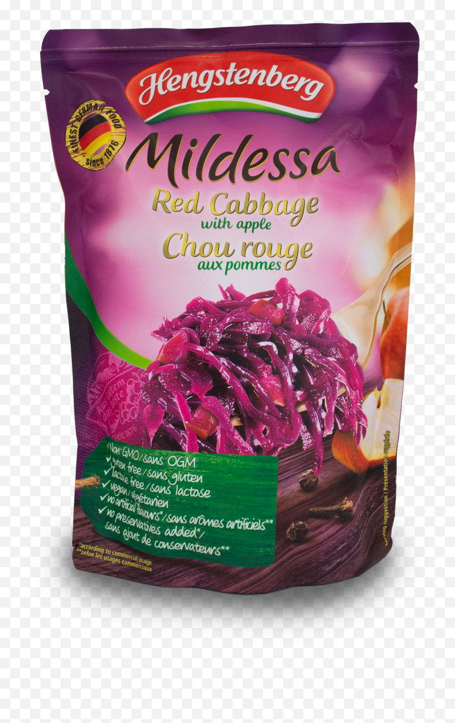 Hengstenberg Mildessa Red Cabbage With Apple 400g - Beet Greens Png,Cabbage Transparent