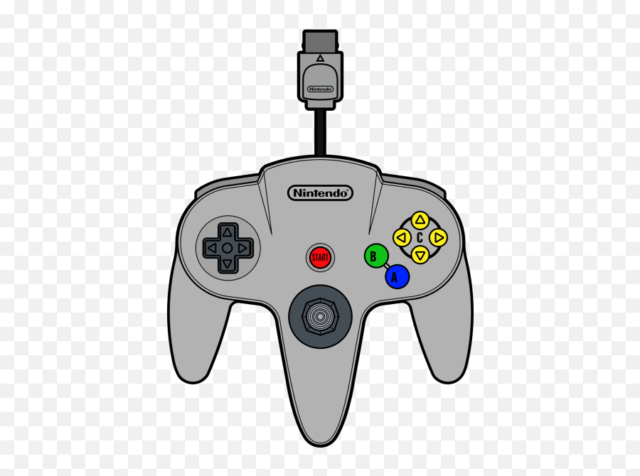 Nintendo 64 Controller Transparent - Nintendo 64 Controller Png,Nintendo 64 Png