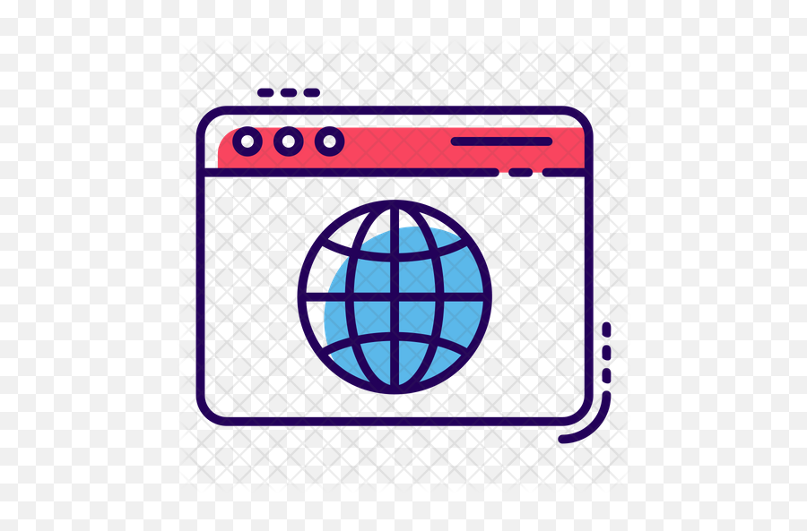 Web Browser Icon - Globe Icon Vector Png,Browser Png