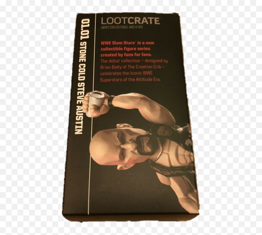 Stone Cold Steve Austin Slam Stars Figure Loot Crate - Erotic Literature Png,Stone Cold Steve Austin Png