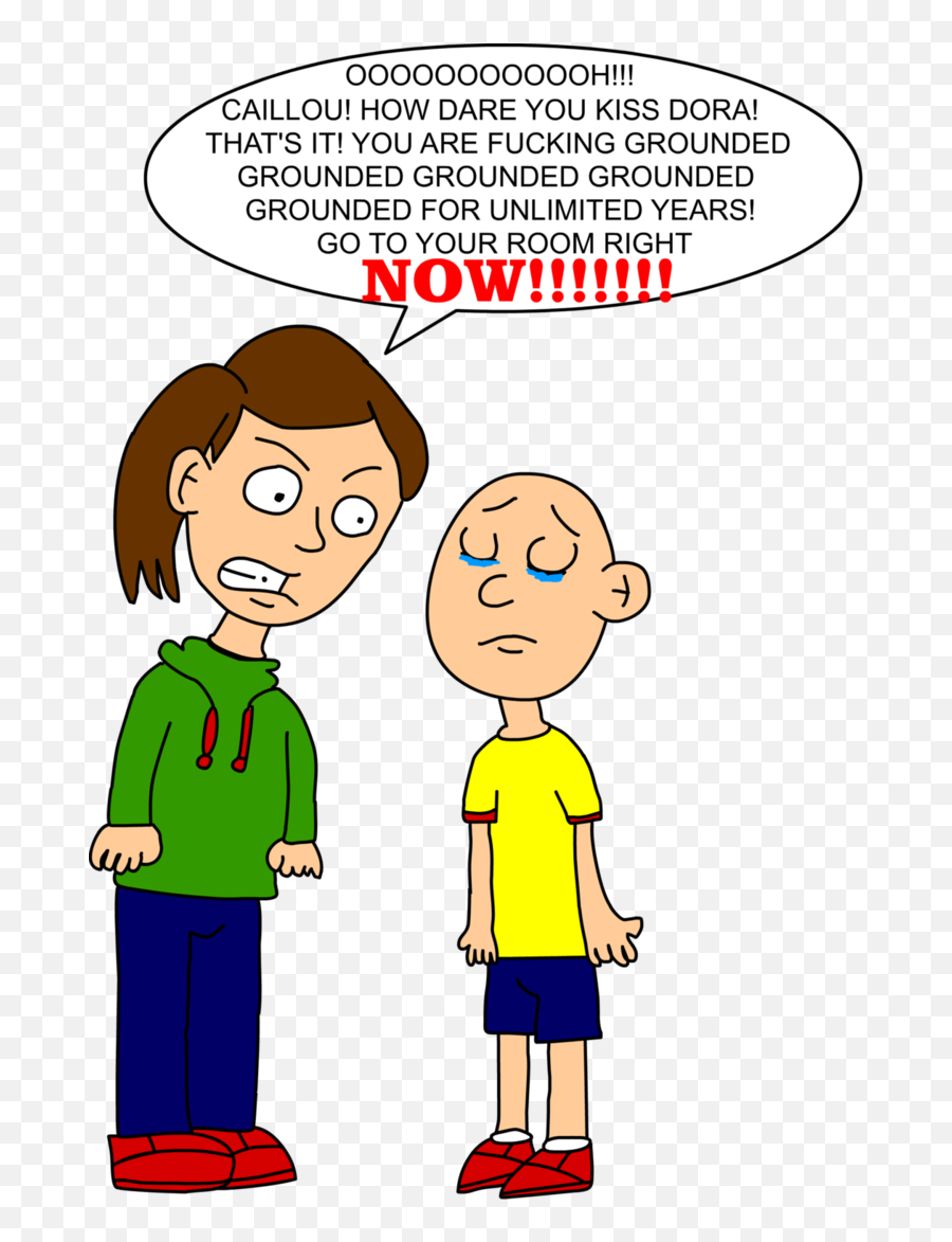 Caillou Drawing Transparent Png - You Are Grounded Grounded Grounded,Caillou Png