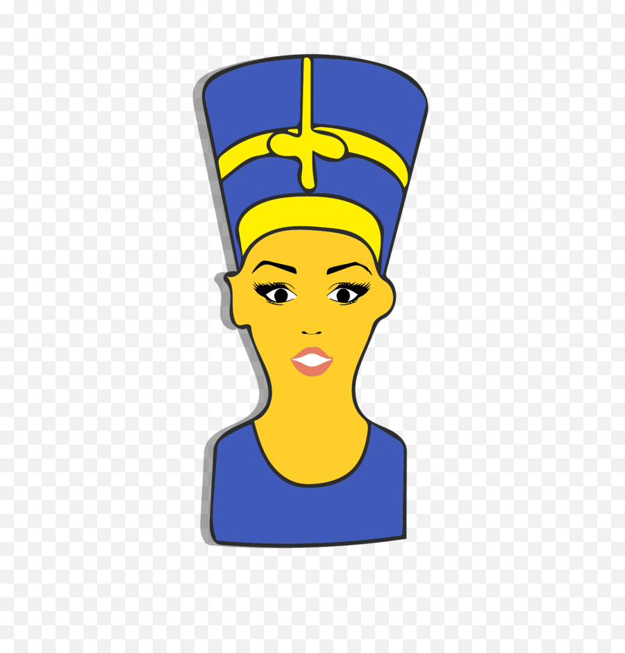 Download Hd Nefertiti Emoji Clipart Sticker Shocked - Clip Art Png,Shocked Emoji Transparent