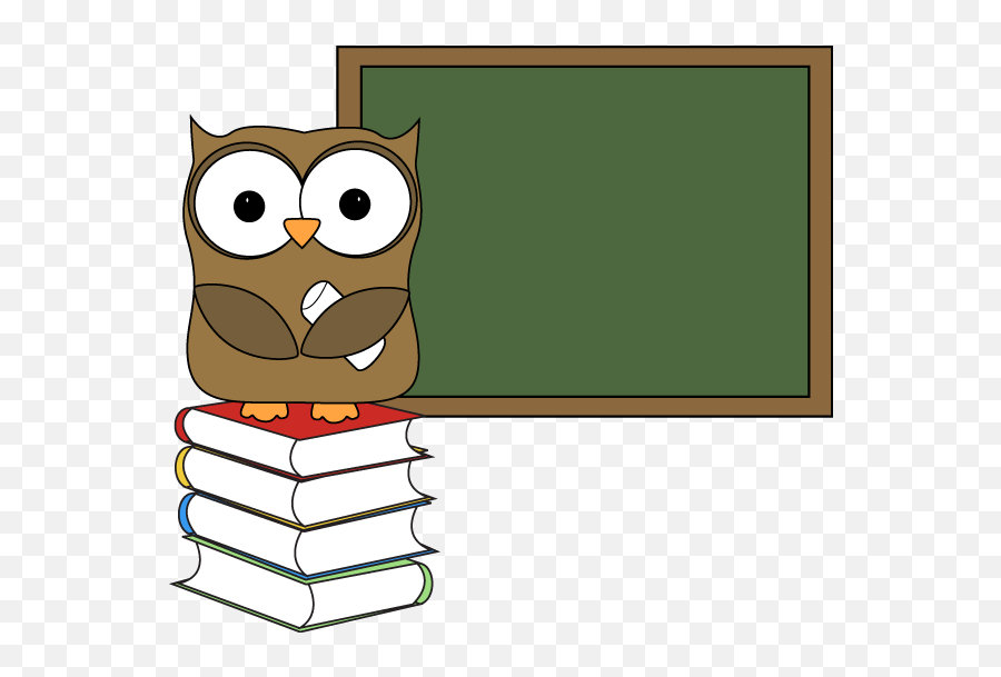 Owl Teacher Clipart Transparent Background - Clip Art Library Owl Chalkboard Clipart Png,Teacher Clipart Transparent Background