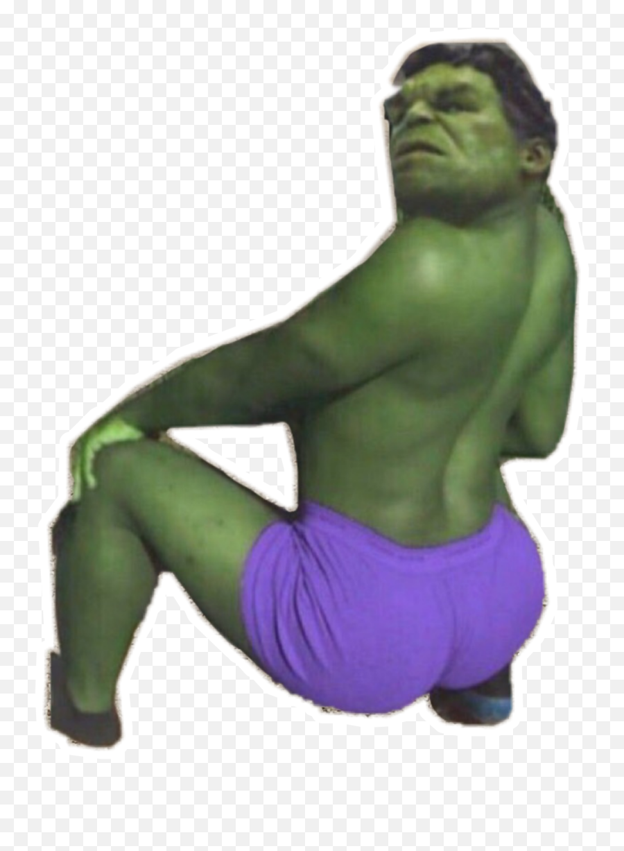 Sticker Meme Whatsapp Hulk Sexy - Thicc Hulk Png,The Hulk Png