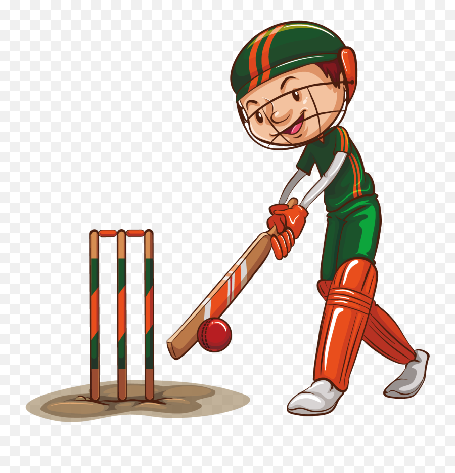 Female Clipart Cricketer Transparent Free - Play Cricket Clipart Png,Jiminy Cricket Png