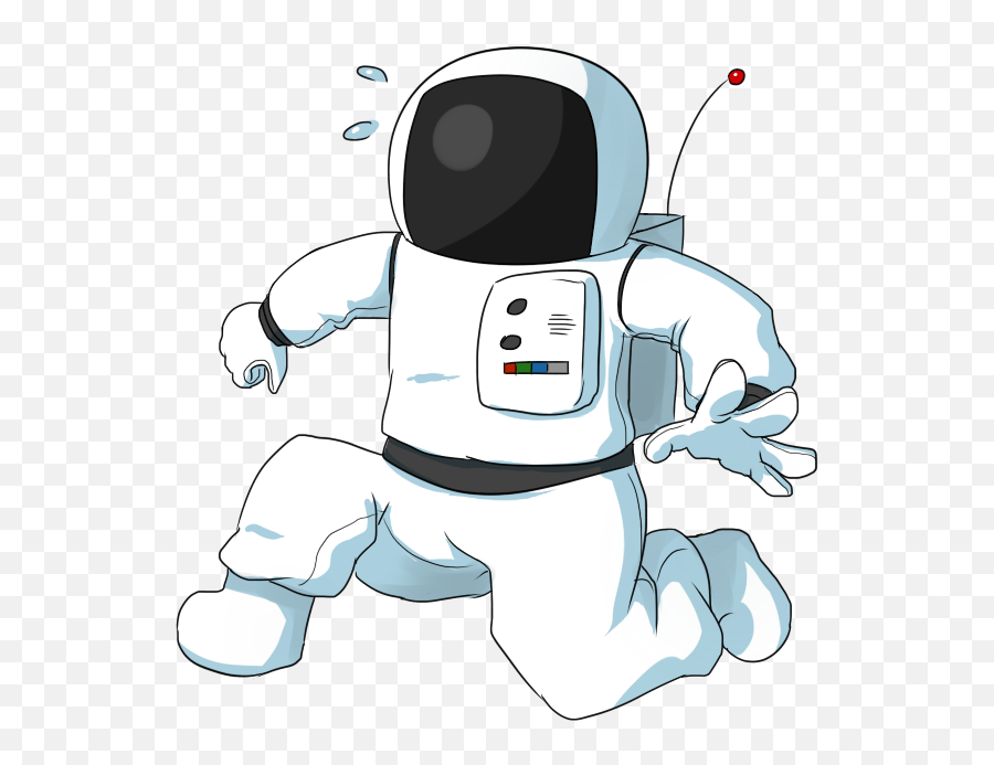 Astronaut Png Image Clip Art Library Cartoon - Transparent Background Astronaut Clipart Png,Cartoon Moon Png
