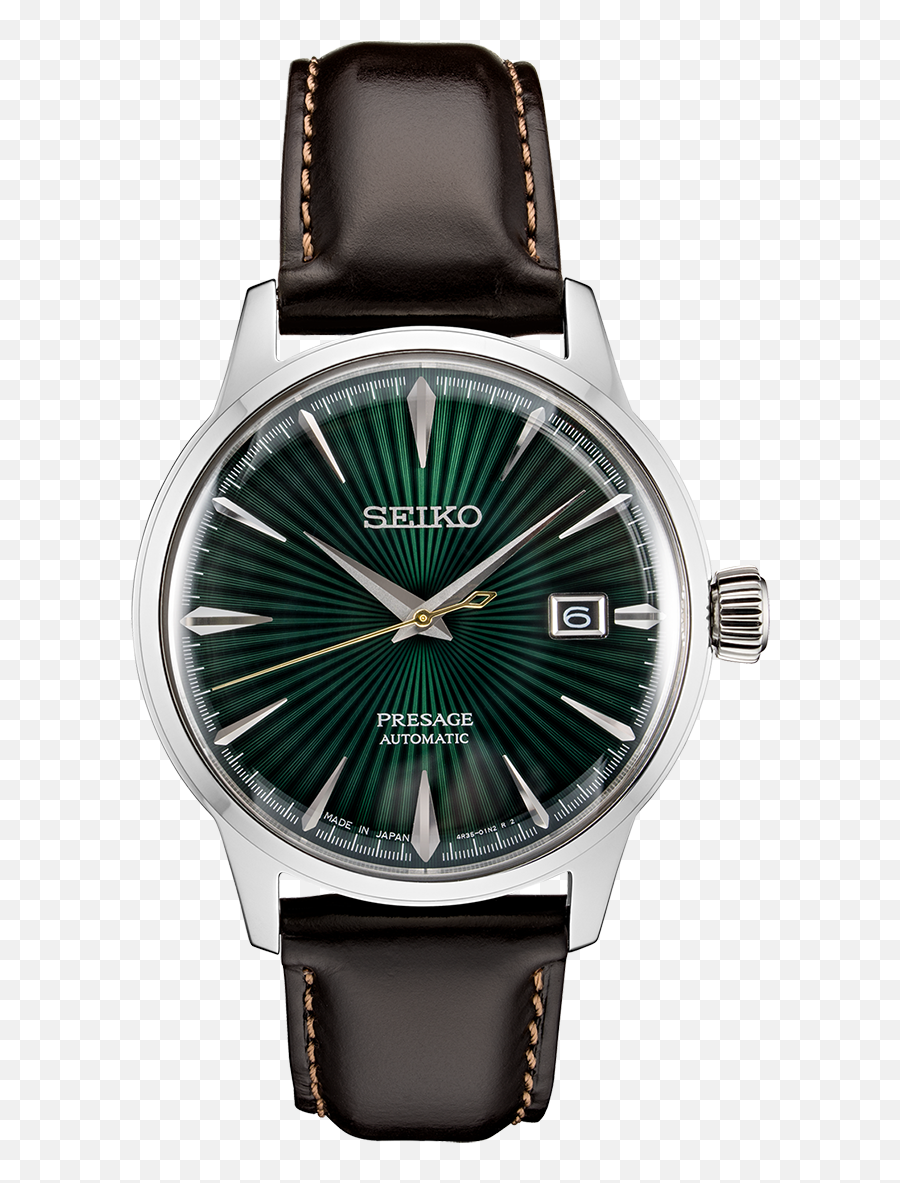 Seiko Presage Srpd37j Automatic Watch Cocktail Series The Mockingbird - Watch Png,Mockingbird Png