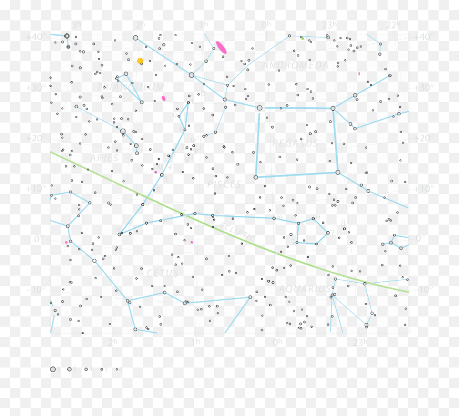 Pisces The Fishes Constellation Facts Sky Charts Stars - Map Png,Pisces Png