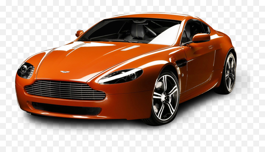 Aston Martin V8 Vantage N400 Orange Car - Aston Martin V8 Vantage Png,Aston Martin Png