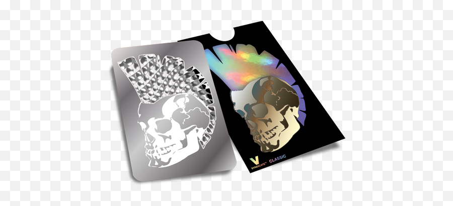 Download Grinder Carte Mohawk - Skull Png,Mohawk Png