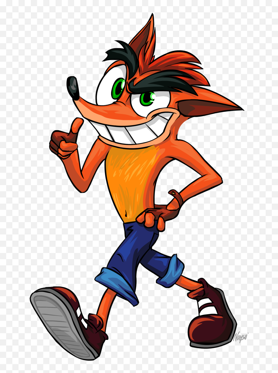 Comission By Naysu - Crash Bandicoot Woah Fanart Clipart Crash Bandicoot De Dibujo Png,Crash Bandicoot Png