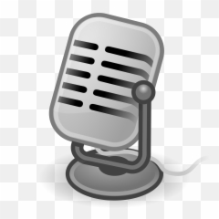 Fileaudio - Inputmicrophonesvg Wikimedia Commons Podcast Microphone Animated Png,Microphone On Stand Png