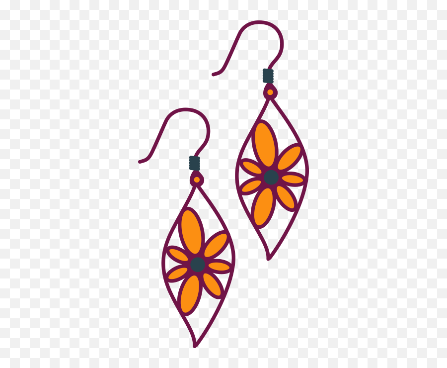 Clip Art Transprent Png - Earring Drawing Transparent Png Earrings Clipart Png,Earring Png