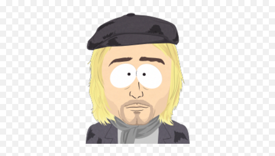 Kurt Cobain Hologram South Park Archives Fandom - Flat Cap Png,Kurt Cobain Png