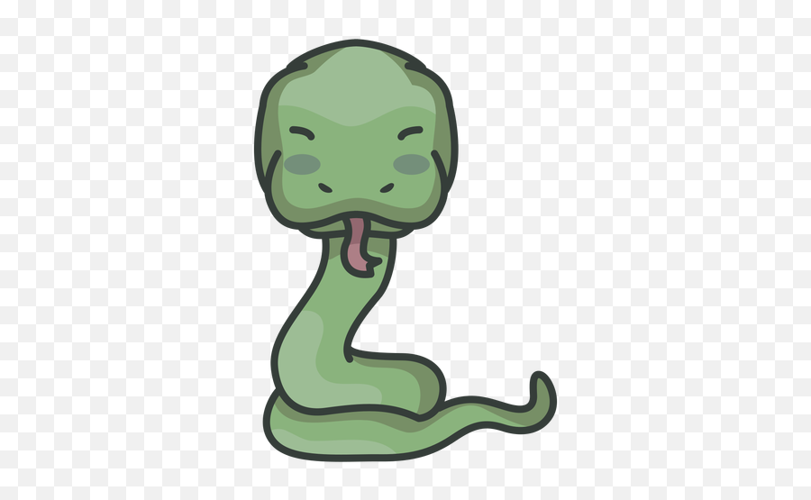 Cute Snake Character - Transparent Png U0026 Svg Vector File Fictional Character,Green Snake Png