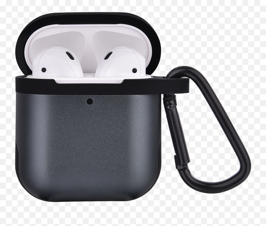 Black Gunmetal Alloy Airpod Case - Black Png,Air Pod Png