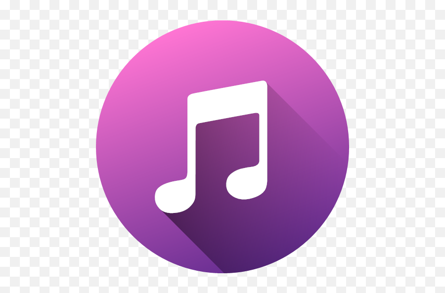 High Quality Itunes Long Shadow Media Png Icon