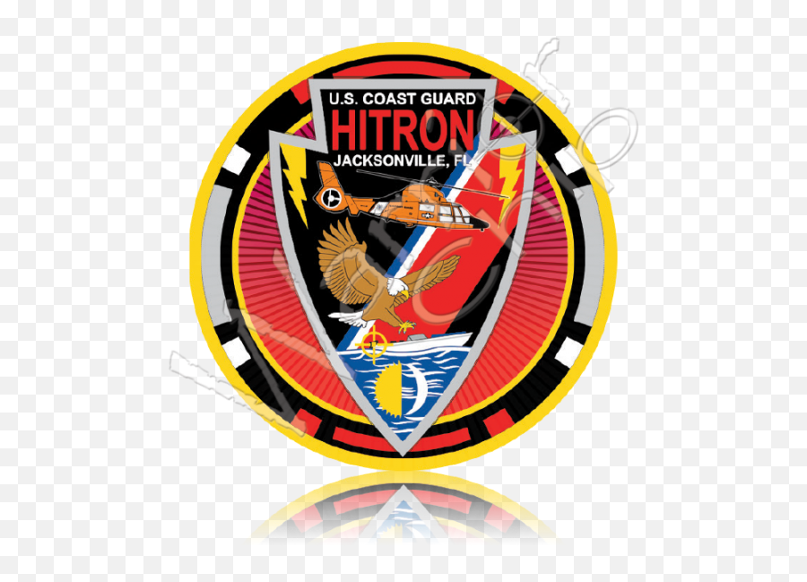 Download Custom Military Poker Chips Uscg - Hitron Patch Accipitriformes Png,Uscg Logos