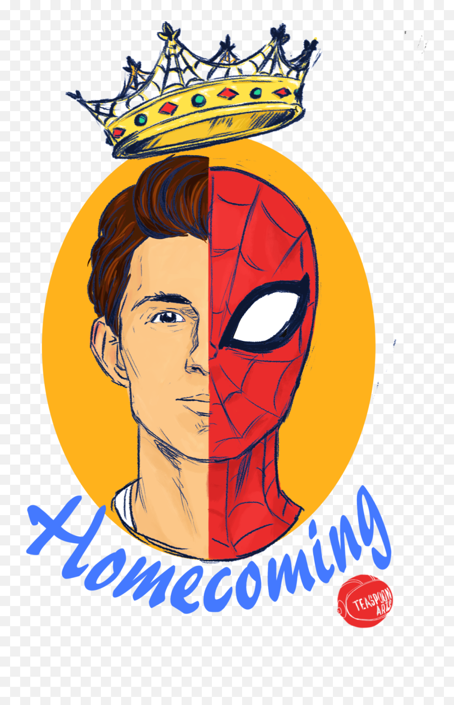 Teaspoonarts U2014 About To Finally See Spider - Manhomecoming I Tom Holland Clip Art Png,Spider Man Homecoming Logo