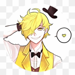 Icons Desu Close - Bill Cipher Human Anime Png,Bill Cipher Png