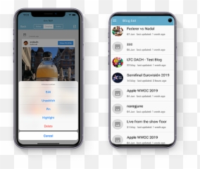 Live Blog Features - Smart Device png