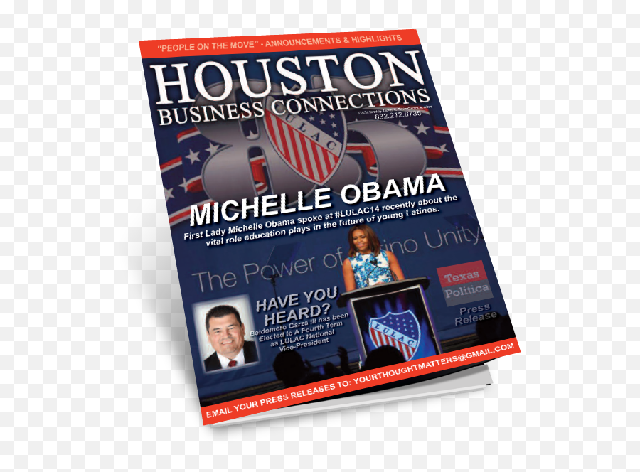 Houston Business Connections Newspaper Texas Politica - Litehouse Dressing Png,Everyday Icon Michelle Obama And The Power Of Style