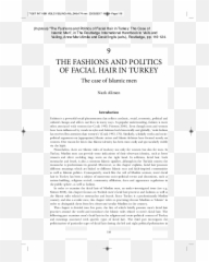 Pdf The Fashions And Politics Of Facial Hair In Turkey - Document png
