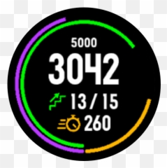 Goal Widget Garmin Connect Iq - Dot png