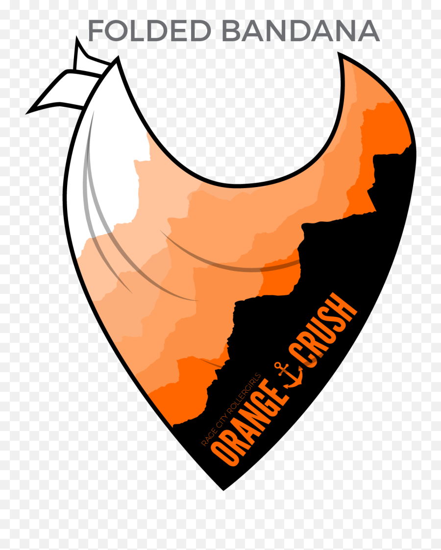 Bandana Clipart Orange - Roller Derby Png,Bandana Png