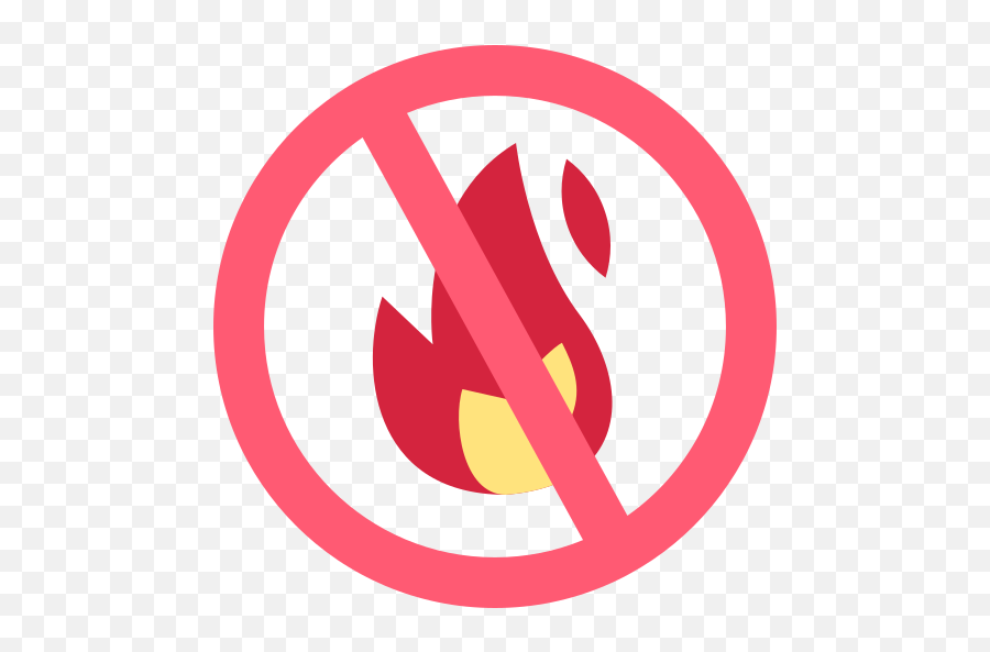No Fire - Free Signs Icons Language Png,Red Flame Icon