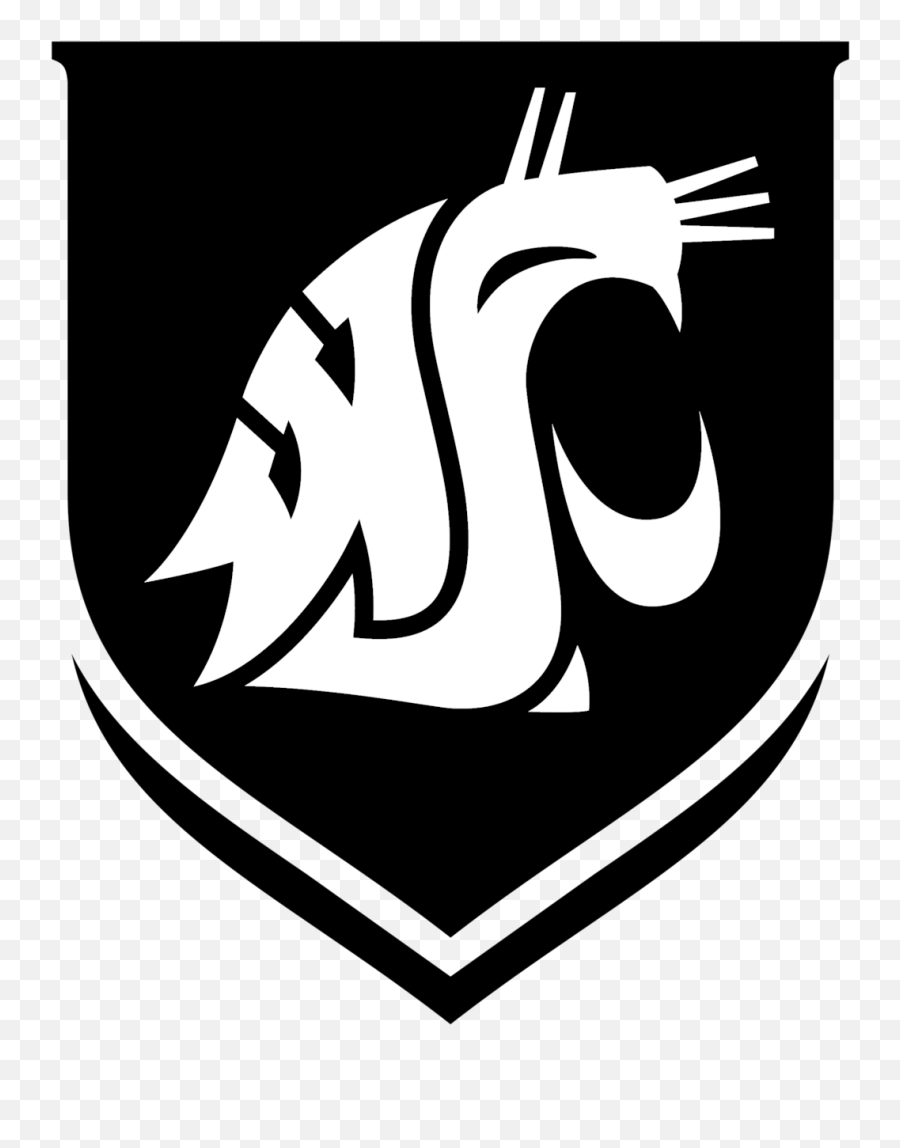 Washington State Cougars Logo Black And White 1 U2013 Brands Logos - Transparent Washington State Logo Png,Washington State Icon