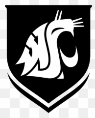 Washington State Cougars Logo Black And White 1 U2013 Brands Logos - Transparent png