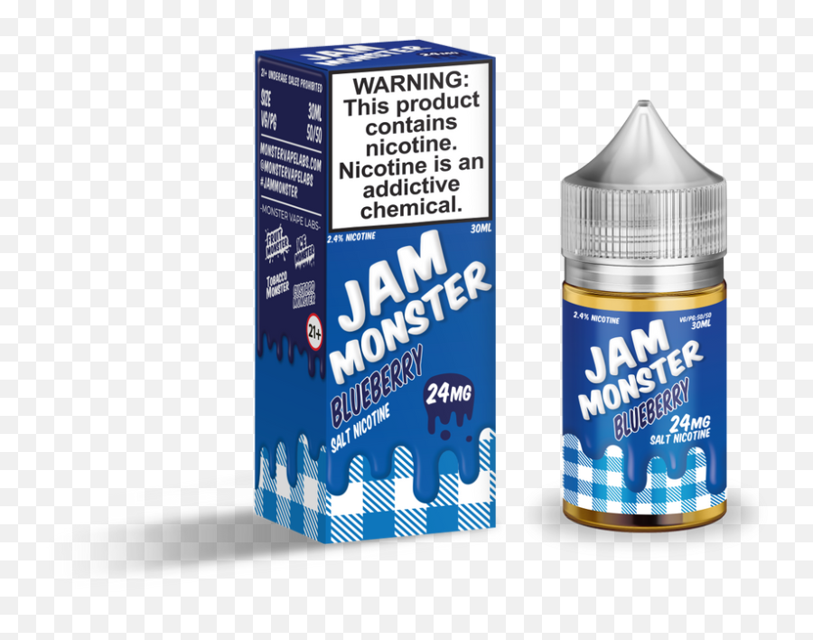 Jam Monster Salts Blueberry 30ml Nic Salt Vape Juice 1188 - Salt Jam Monster Png,Def Jam Icon Help