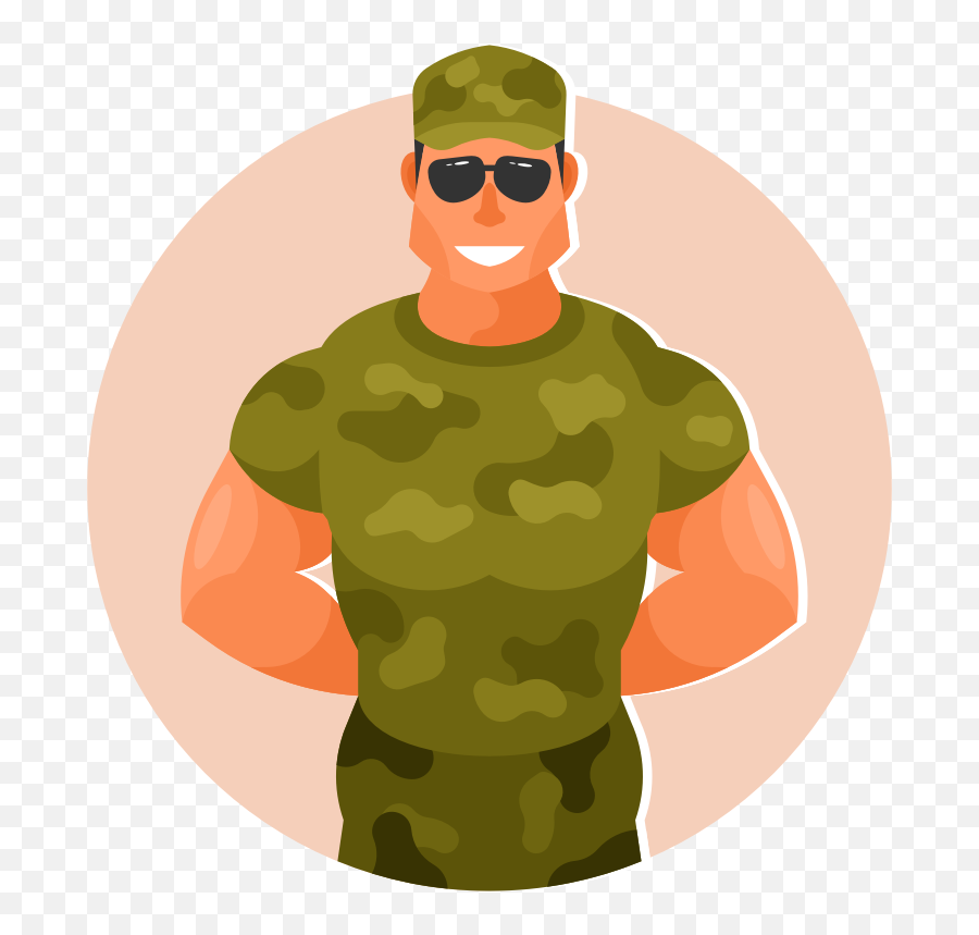 Army Soldier Vector - Openclipart Soldier Vector Png,Soldier Icon Png