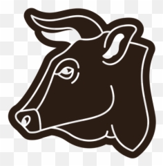 Bull Face Cut Out Transparent Png U0026 Svg Vector - Cow