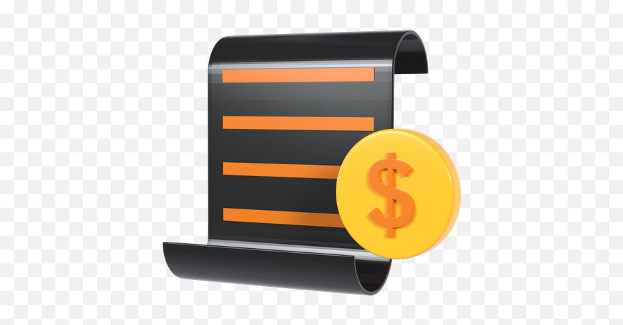 Invoice Document Icon - Download In Glyph Style Horizontal Png,Invoices Icon