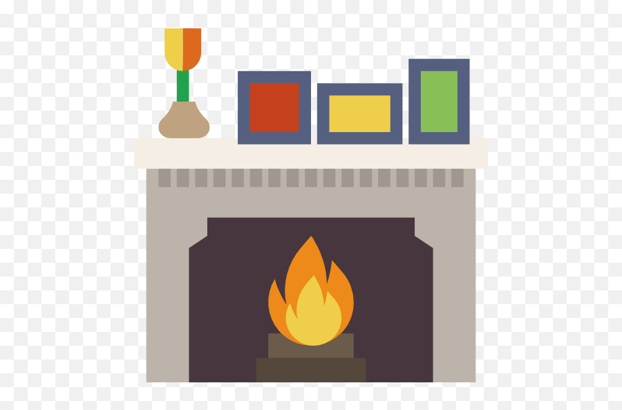 Fire Place Svg - Clip Art Library Fireplace Png,Icon Fireplaces